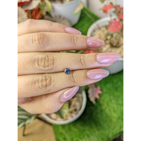 0.50 Ct. Blue Sapphire from Madagascar Life Style