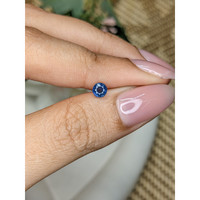 0.50 Ct. Blue Sapphire from Madagascar Life Style