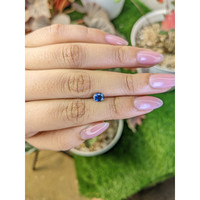 0.83 Ct. Blue Sapphire from Madagascar Life Style