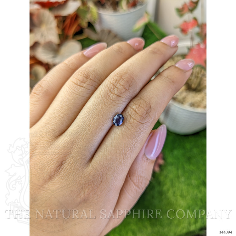 0.75 Ct. Purplish Blue Sapphire from Madagascar