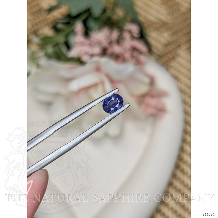 0.75 Ct. Purplish Blue Sapphire from Madagascar
