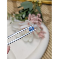 0.68 Ct. Blue Sapphire from Madagascar Life Style