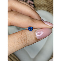 0.78 Ct. Blue Sapphire from Madagascar Life Style