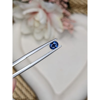 0.63 Ct. Blue Sapphire from Madagascar Life Style