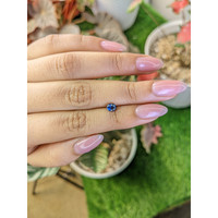 0.63 Ct. Blue Sapphire from Madagascar Life Style