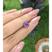 1.59 Ct. Bluish Purple Sapphire from Madagascar Life Style
