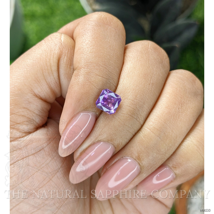 1.59 Ct. Bluish Purple Sapphire from Madagascar
