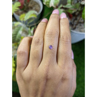 0.47 Ct. Pinkish Purple Star Sapphire from Ceylon (Sri Lanka) Life Style