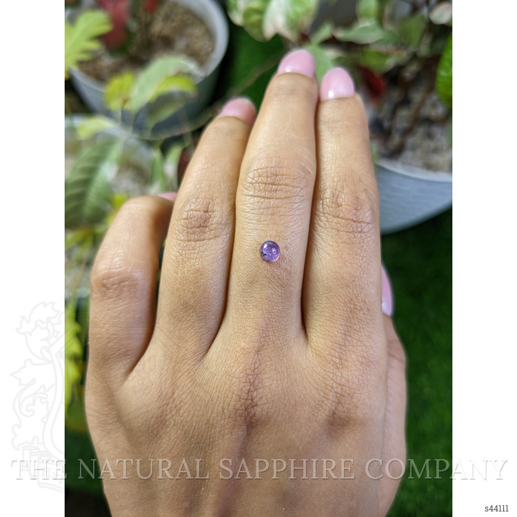 0.47 Ct. Pinkish Purple Star Sapphire from Ceylon (Sri Lanka)