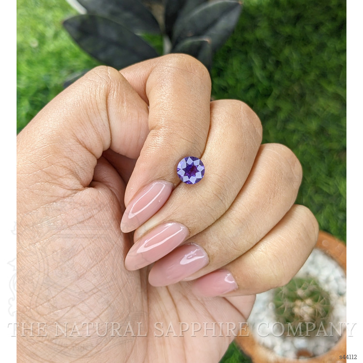 1.55 Ct. Bluish Purple Sapphire from Madagascar