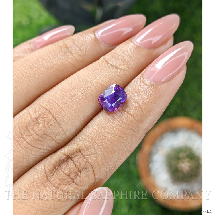 2.54 Ct. Pinkish Purple Sapphire from Madagascar