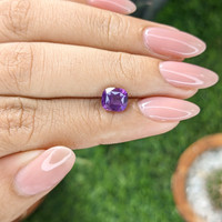 2.03 Ct. Pinkish Purple Sapphire from Madagascar Life Style