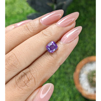 2.03 Ct. Pinkish Purple Sapphire from Madagascar Life Style
