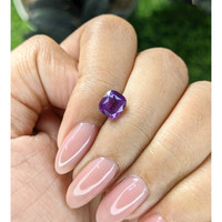 2.03 Ct. Pinkish Purple Sapphire from Madagascar Life Style