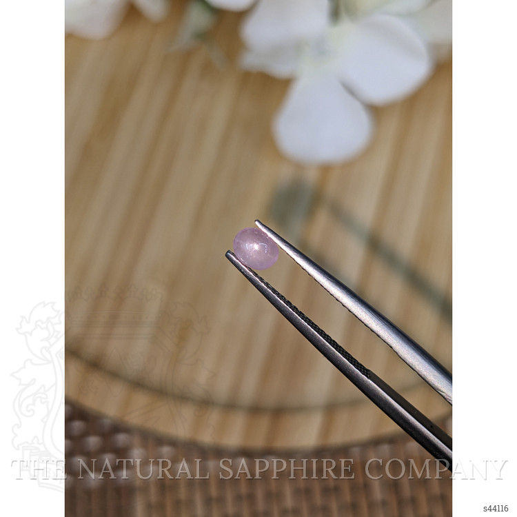 0.34 Ct. Pinkish Purple Cabochon Sapphire from Ceylon (Sri Lanka)