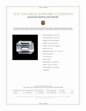4.02 Ct. White Sapphire from Ceylon (Sri Lanka) Scan Report
