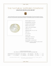 1.52 Ct. Yellow Star Sapphire from Ceylon (Sri Lanka) Scan Report