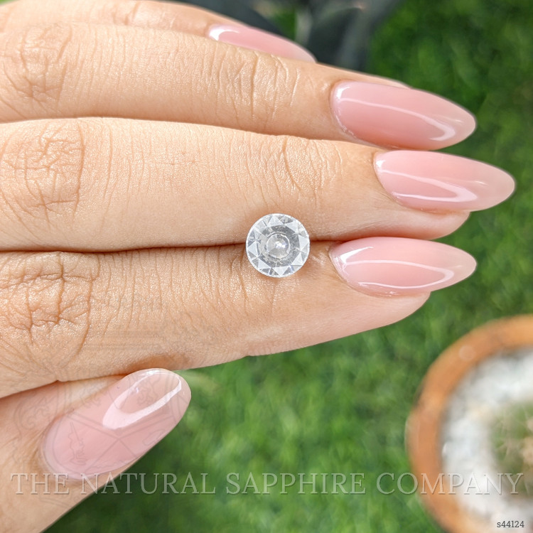 2.00 Ct. White Sapphire from Ceylon (Sri Lanka)