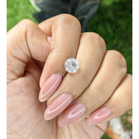 2.00 Ct. White Sapphire from Ceylon (Sri Lanka) Life Style