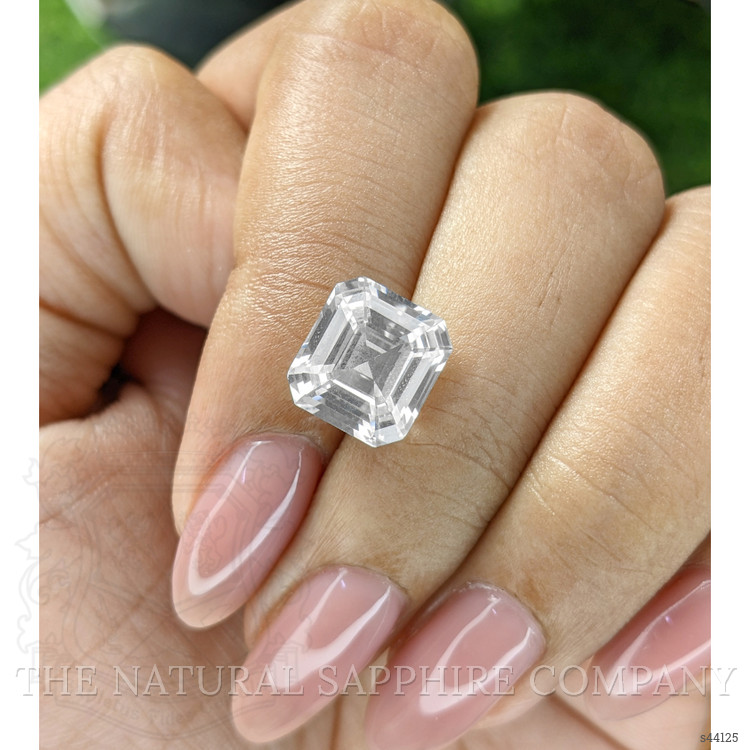 5.05 Ct. White Sapphire from Ceylon (Sri Lanka)