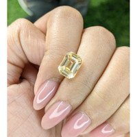 4.59 Ct. Yellow Sapphire from Ceylon (Sri Lanka) Life Style