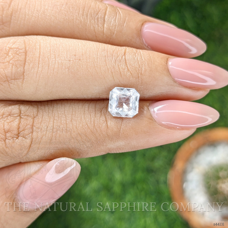 2.01 Ct. White Sapphire from Ceylon (Sri Lanka)