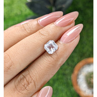 2.01 Ct. White Sapphire from Ceylon (Sri Lanka) Life Style