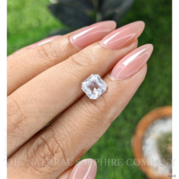 2.01 Ct. White Sapphire from Ceylon (Sri Lanka)