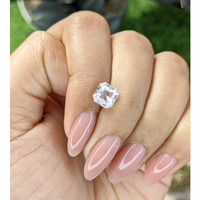2.01 Ct. White Sapphire from Ceylon (Sri Lanka) Life Style