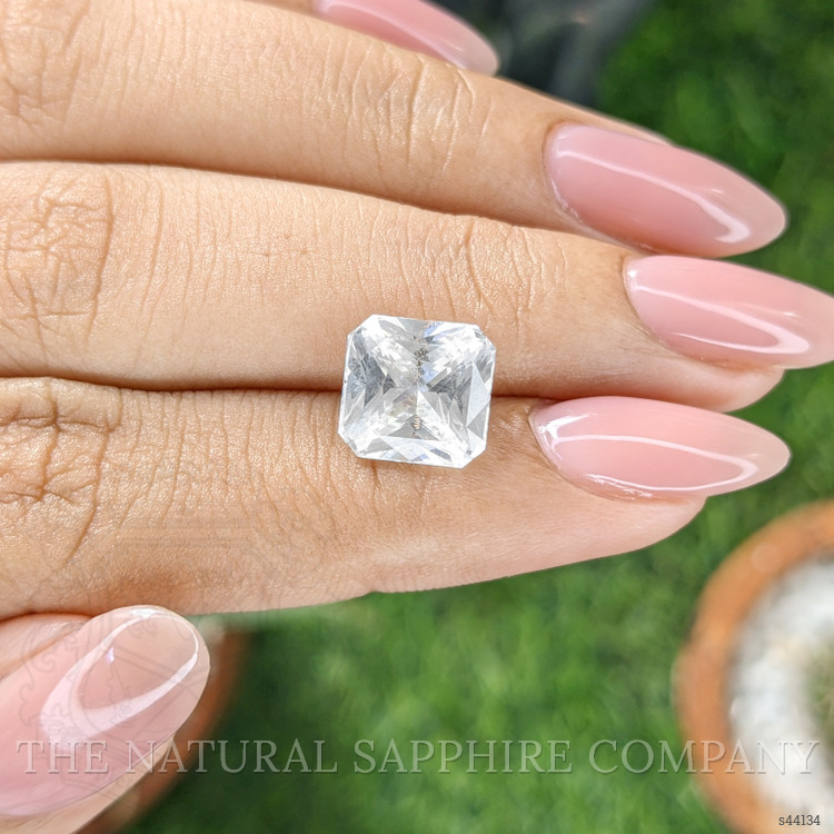 5.07 Ct. White Sapphire from Ceylon (Sri Lanka)