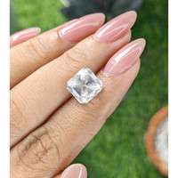 5.07 Ct. White Sapphire from Ceylon (Sri Lanka) Life Style