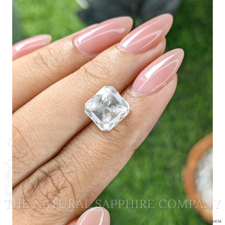 5.07 Ct. White Sapphire from Ceylon (Sri Lanka)
