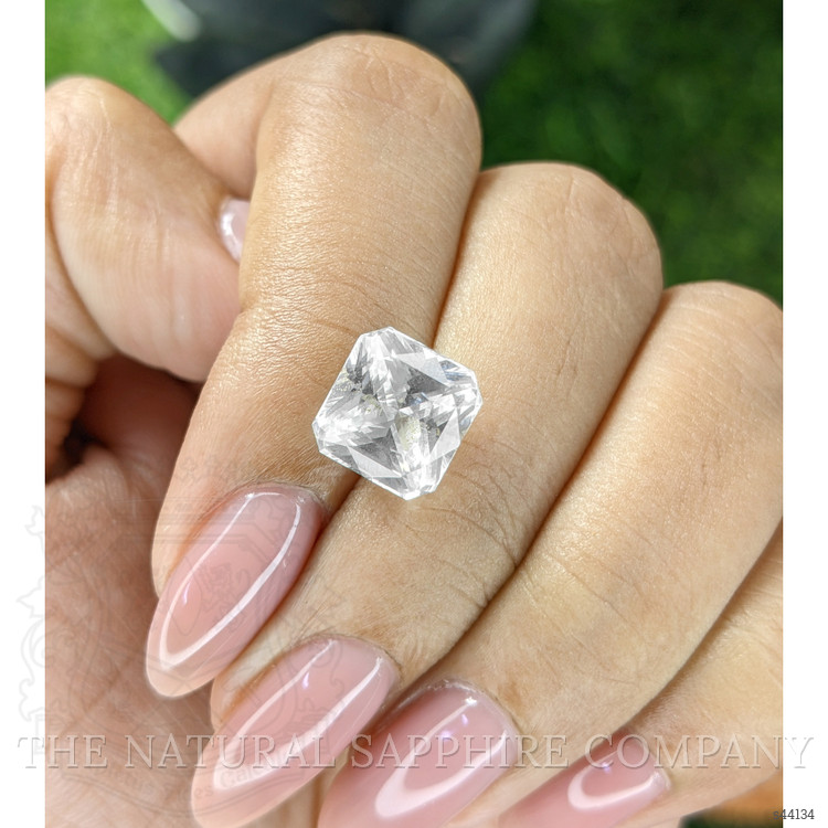 5.07 Ct. White Sapphire from Ceylon (Sri Lanka)