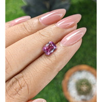 1.63 Ct. Purplish Pink Sapphire from Madagascar Life Style