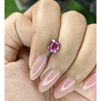 1.63 Ct. Purplish Pink Sapphire from Madagascar Life Style