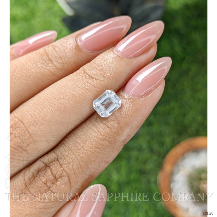 2.05 Ct. White Sapphire from Ceylon (Sri Lanka)