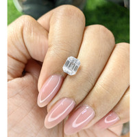 2.05 Ct. White Sapphire from Ceylon (Sri Lanka) Life Style