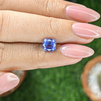 1.60 Ct. Blue Sapphire from Madagascar Life Style