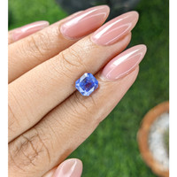 1.60 Ct. Blue Sapphire from Madagascar Life Style