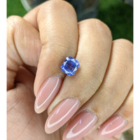 1.60 Ct. Blue Sapphire from Madagascar Life Style