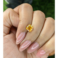 1.55 Ct. Yellowish Orange Sapphire from Ceylon (Sri Lanka) Life Style