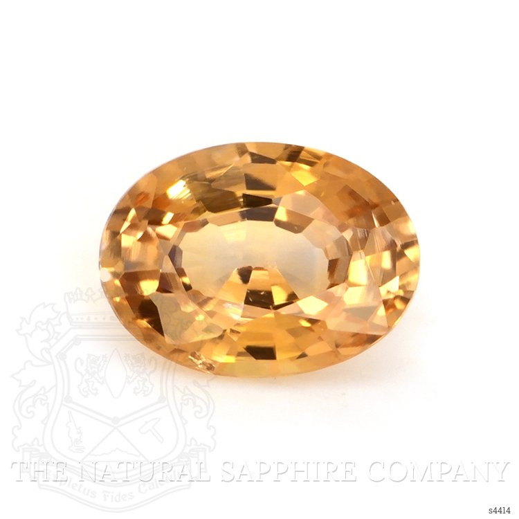 0.68 Ct. Peach Sapphire from Ceylon (Sri Lanka)