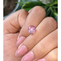 3.24 Ct. Pink Star Sapphire from Ceylon (Sri Lanka) Life Style