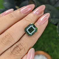 10.53 Ct. Bluish Green Sapphire from Africa Life Style