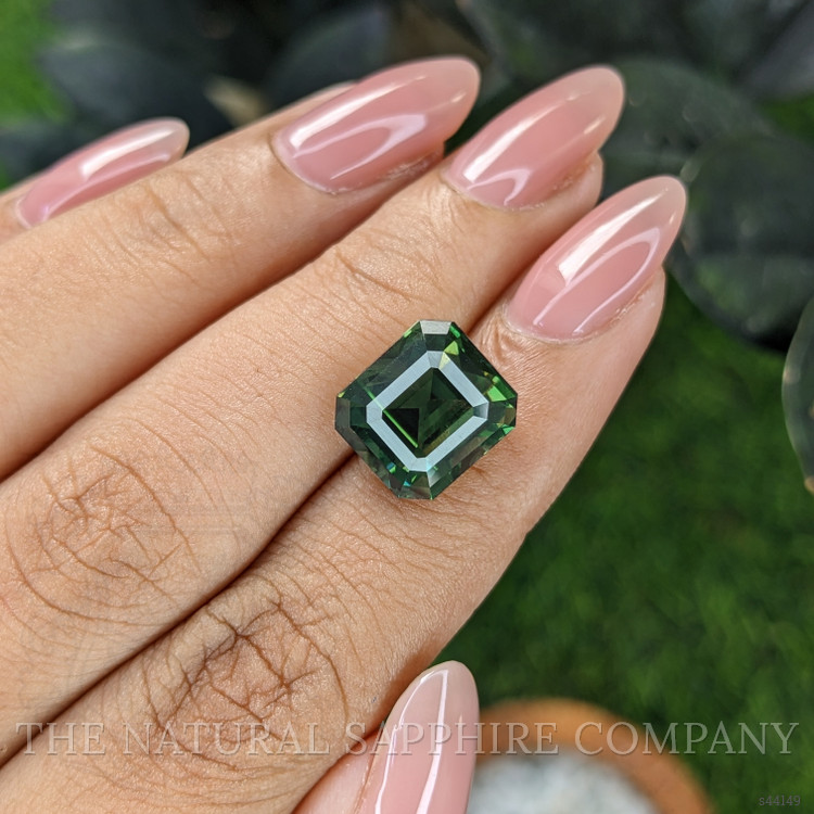 10.53 Ct. Bluish Green Sapphire from Africa