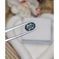2.73 Ct. Bluish Green Sapphire from Ceylon (Sri Lanka) Life Style