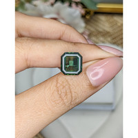 5.24 Ct. Bluish Green Sapphire from Ceylon (Sri Lanka) Life Style