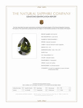 2.52 Ct. Yellowish Green Sapphire from Ceylon (Sri Lanka) Scan Report
