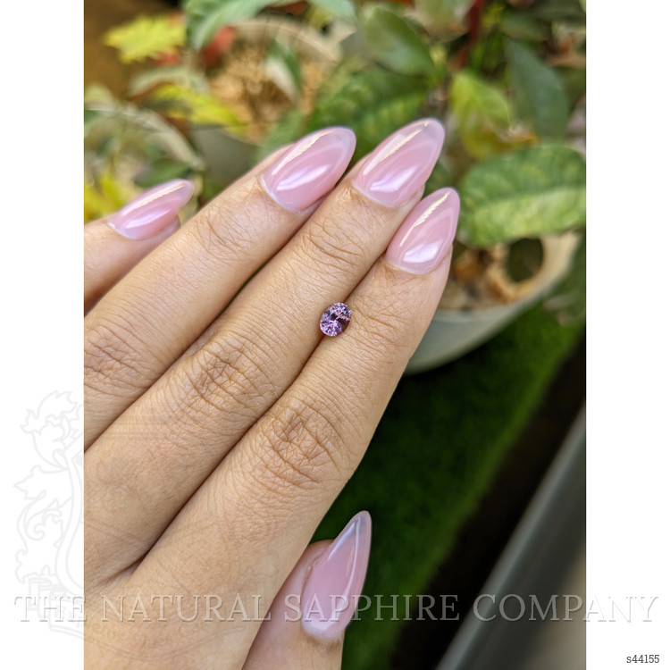 0.53 Ct. Purplish Pink Sapphire from Ceylon (Sri Lanka)