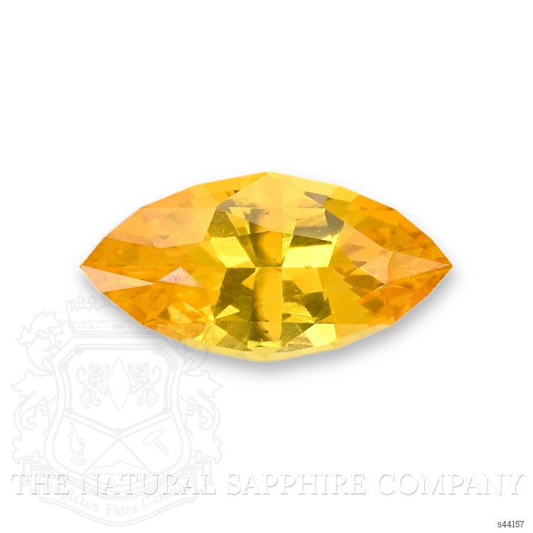 2.03 Ct. Orangish Yellow Sapphire from Ceylon (Sri Lanka)